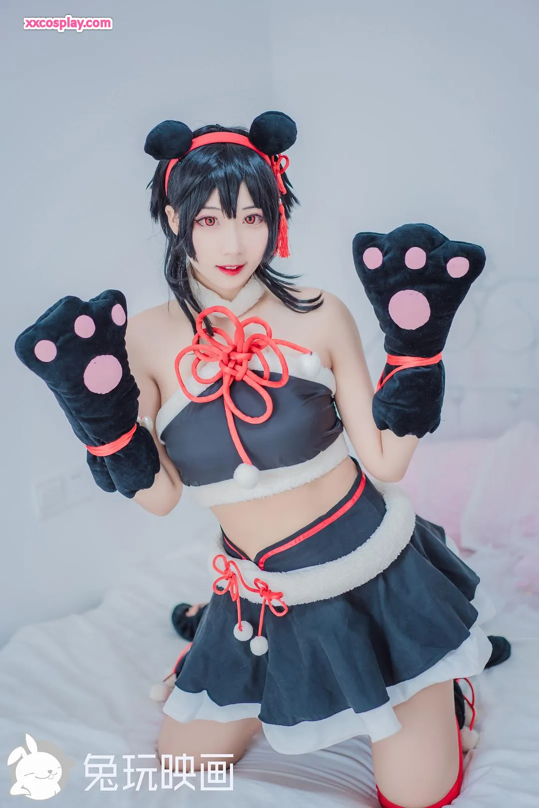 兔玩映画 คอสเพลย์แพนด้าแดงน่ารัก